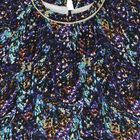 فستان بنات بالشعار باللون الكحلي, 1, hi-res