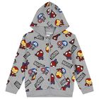 بلوزة مارفل رمادية بغطاء رأس وسحاب للأولاد, 1, hi-res