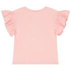 Girls Pink Teddy Bear T-Shirt, 1, hi-res