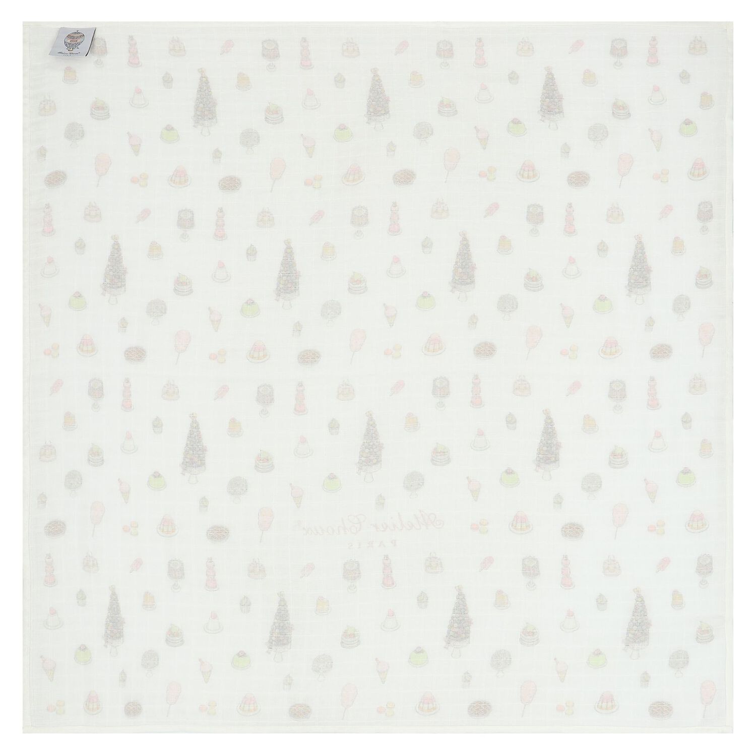 طقم هدايا أفرول بطبعة باللون العاجي, 1, hi-res image number null