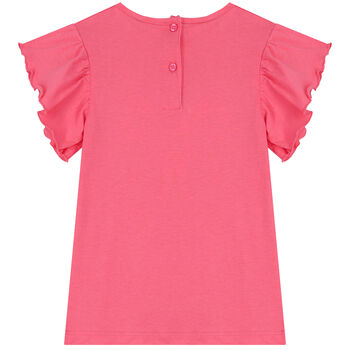 Girls Pink Unicorn T-Shirt