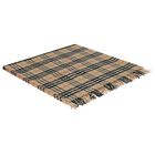 Beige Check Knitted Baby Blanket, 1, hi-res