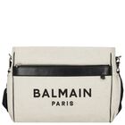 شنطة مواليد بالشعار باللون العاجي والأسود للأطفال  , 1, hi-res