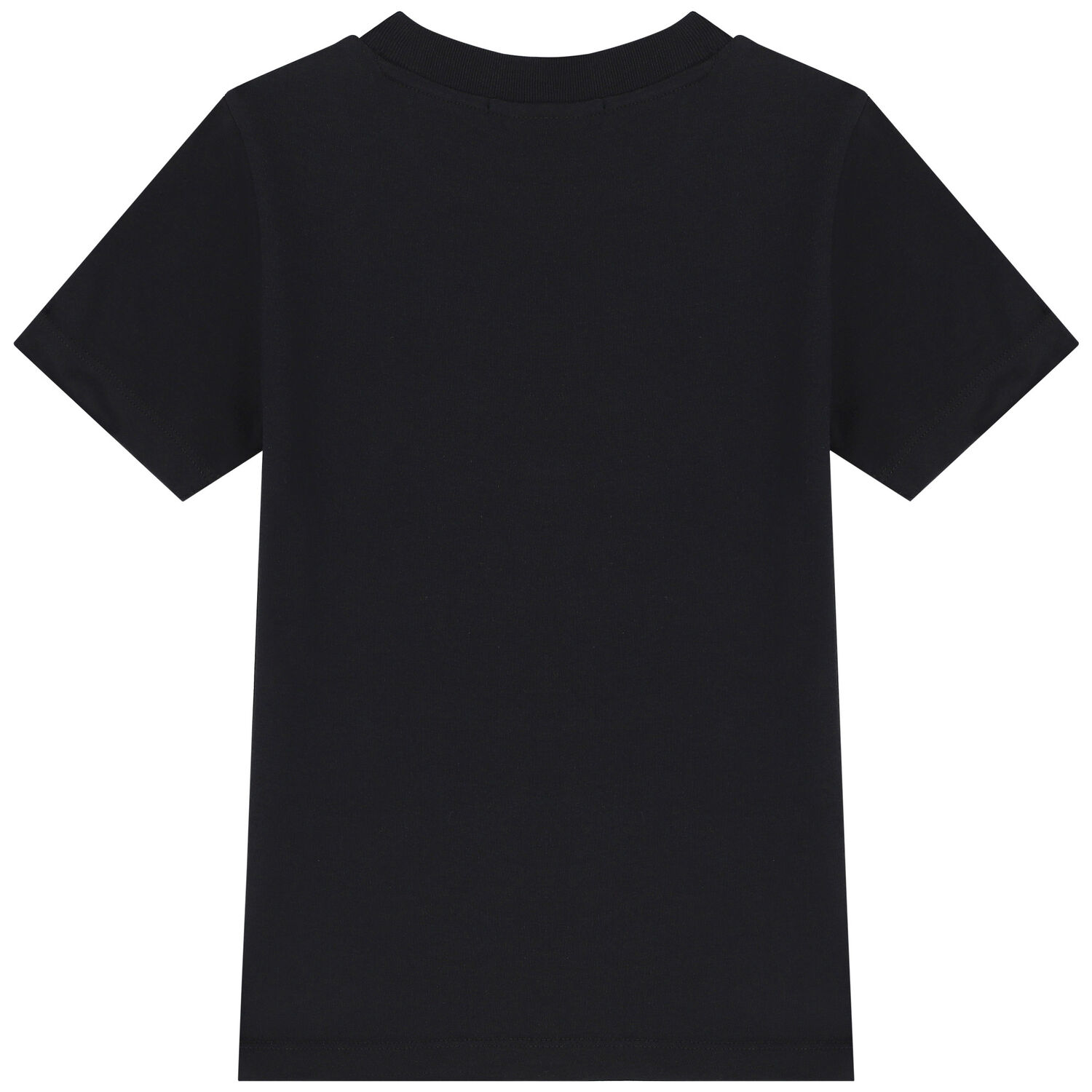 تيشيرت بنات بطبعة باللون الأسود, 1, hi-res