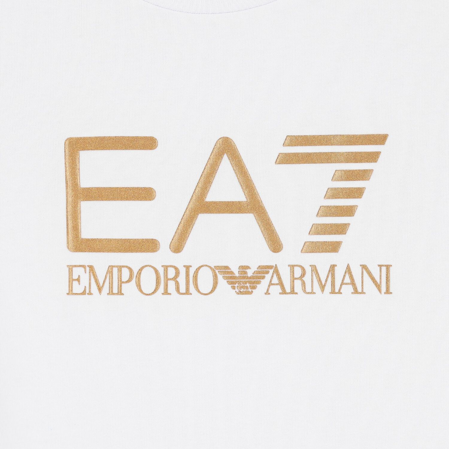 تيشيرت بنات بالشعار باللون الأبيض, 6, hi-res