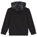 توب اولاد هودى بالشعار باللون الاسود , 1, hi-res