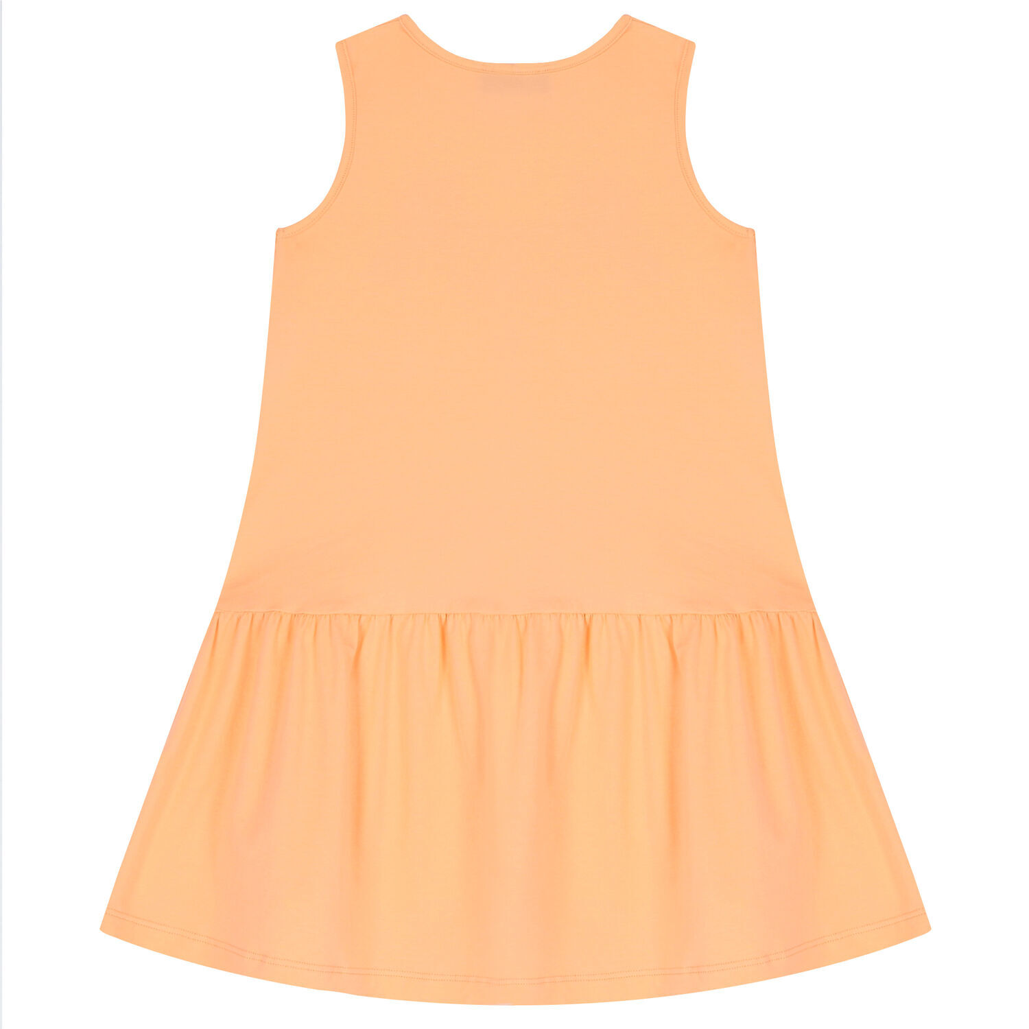 Girls Orange Logo Dress, 1, hi-res image number null