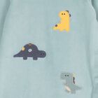 ملابس أطفال للأولاد الصغار بطبعة ديناصور باللونين الأبيض والأخضر (عبوة من قطعتين), 1, hi-res