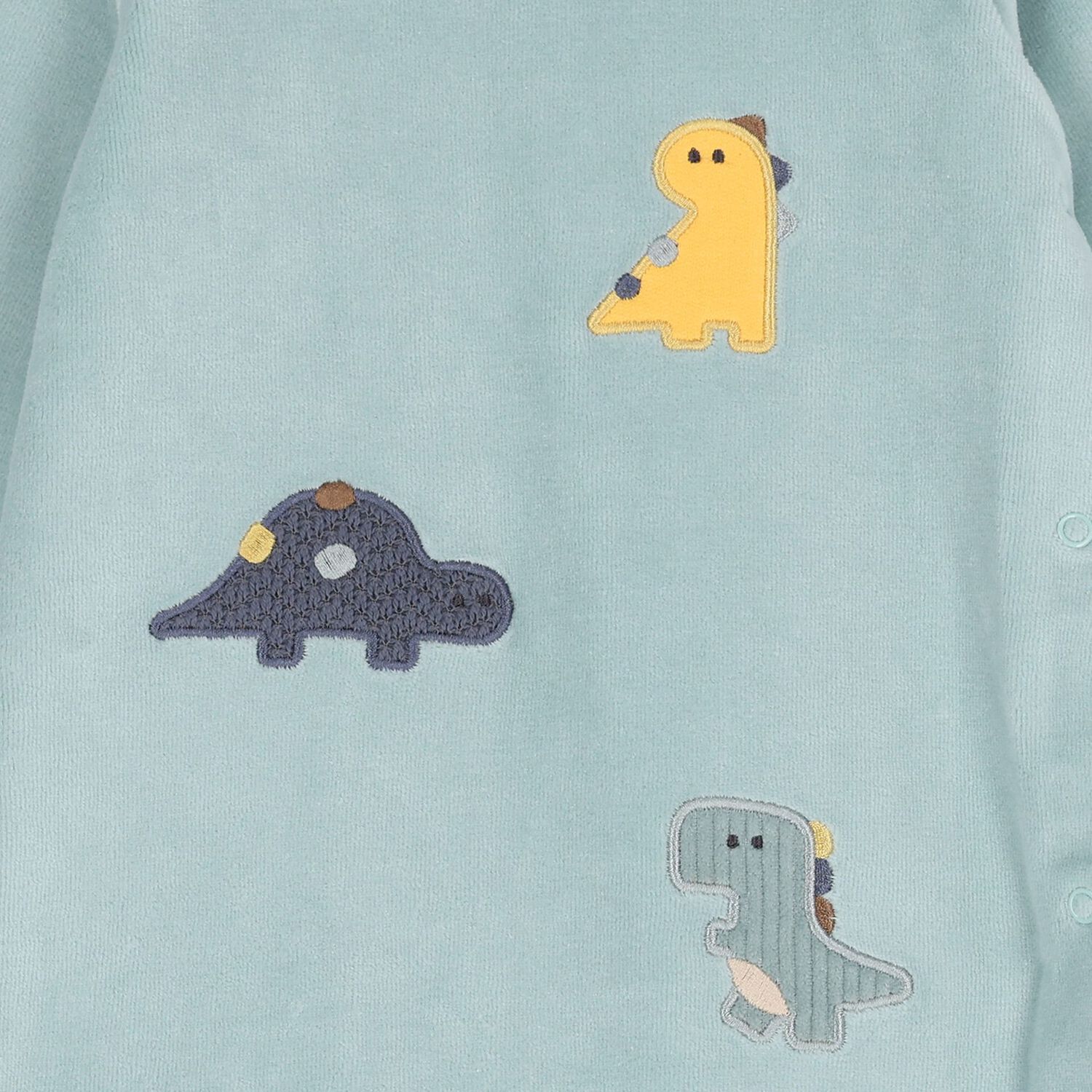 ملابس أطفال للأولاد الصغار بطبعة ديناصور باللونين الأبيض والأخضر (عبوة من قطعتين), 1, hi-res