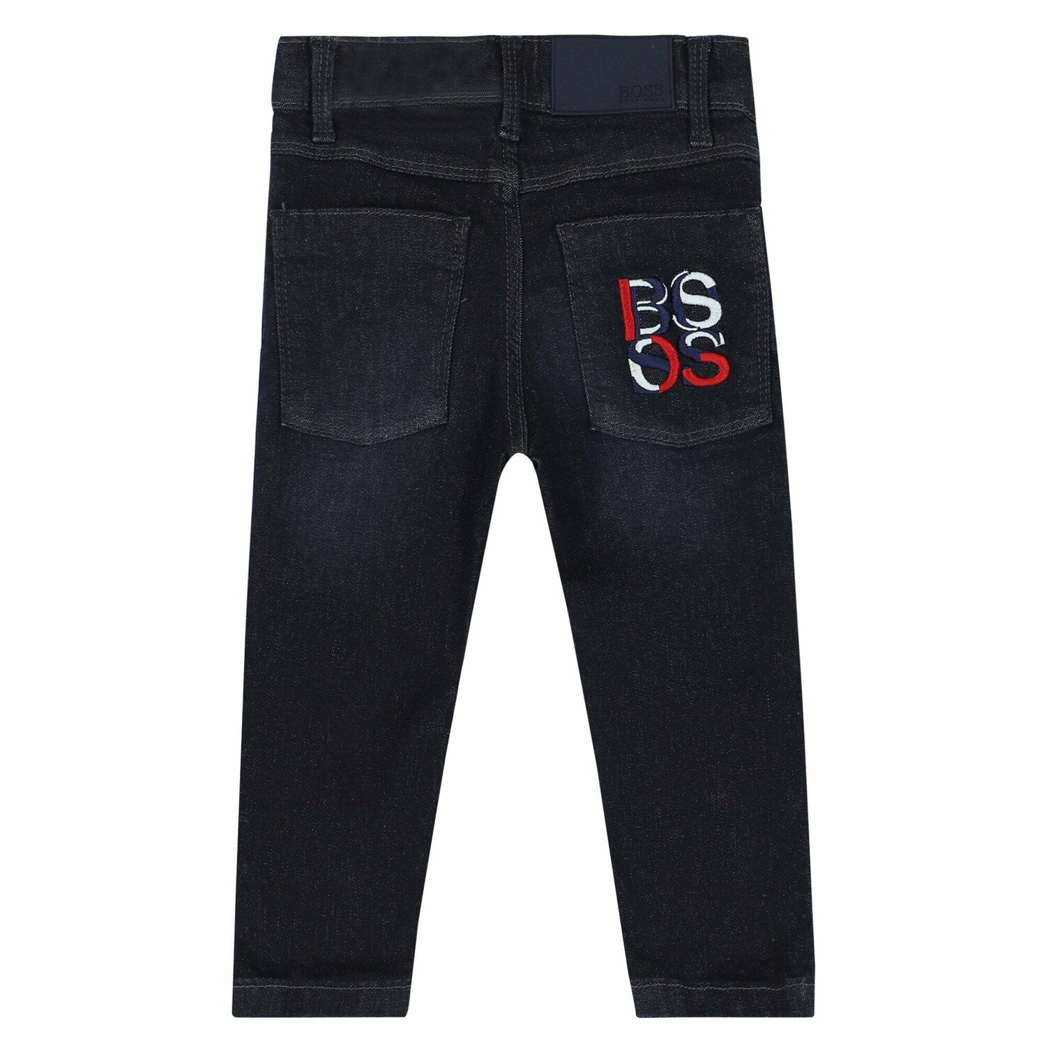 Younger Boys Navy Denim Jeans, 1, hi-res image number null