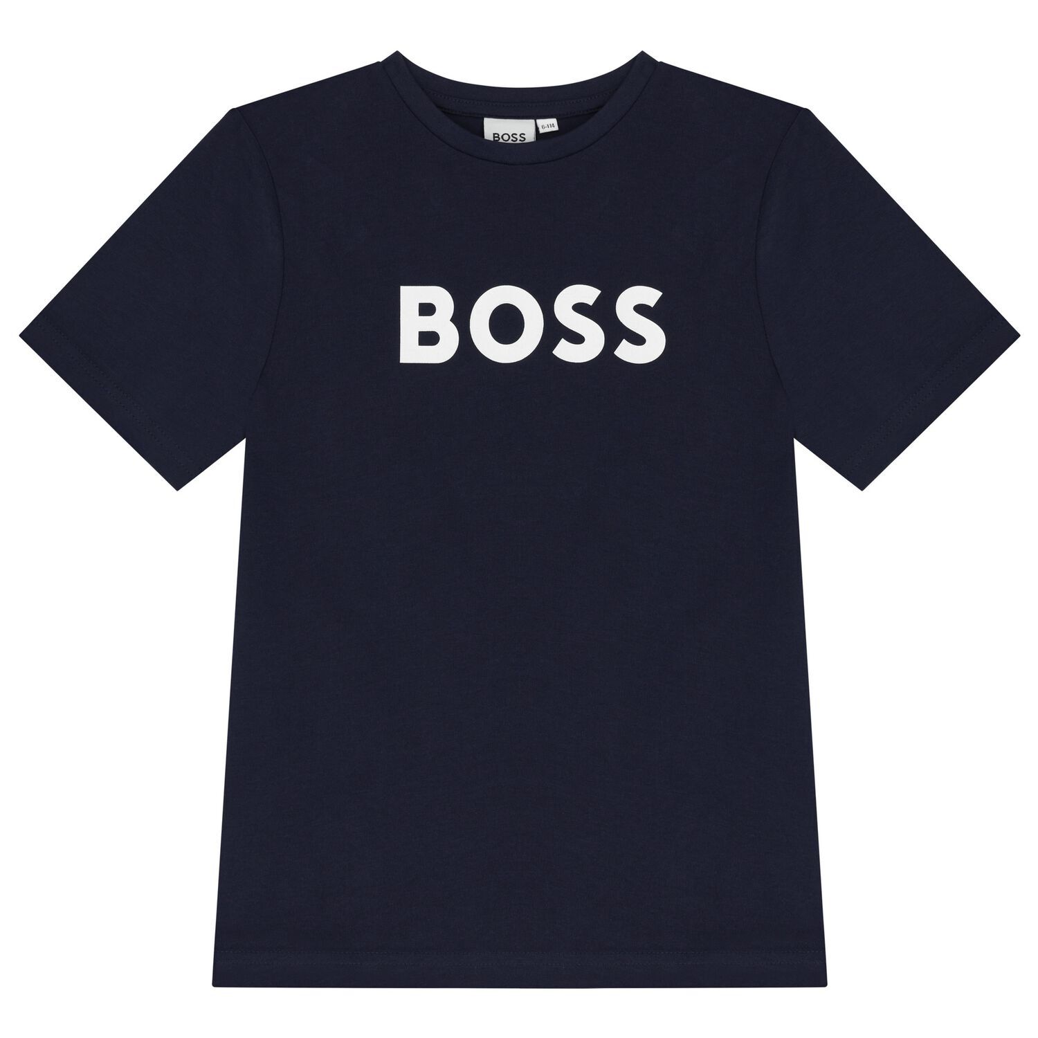 Boys Navy Blue Logo T-Shirt, 3, hi-res image number null