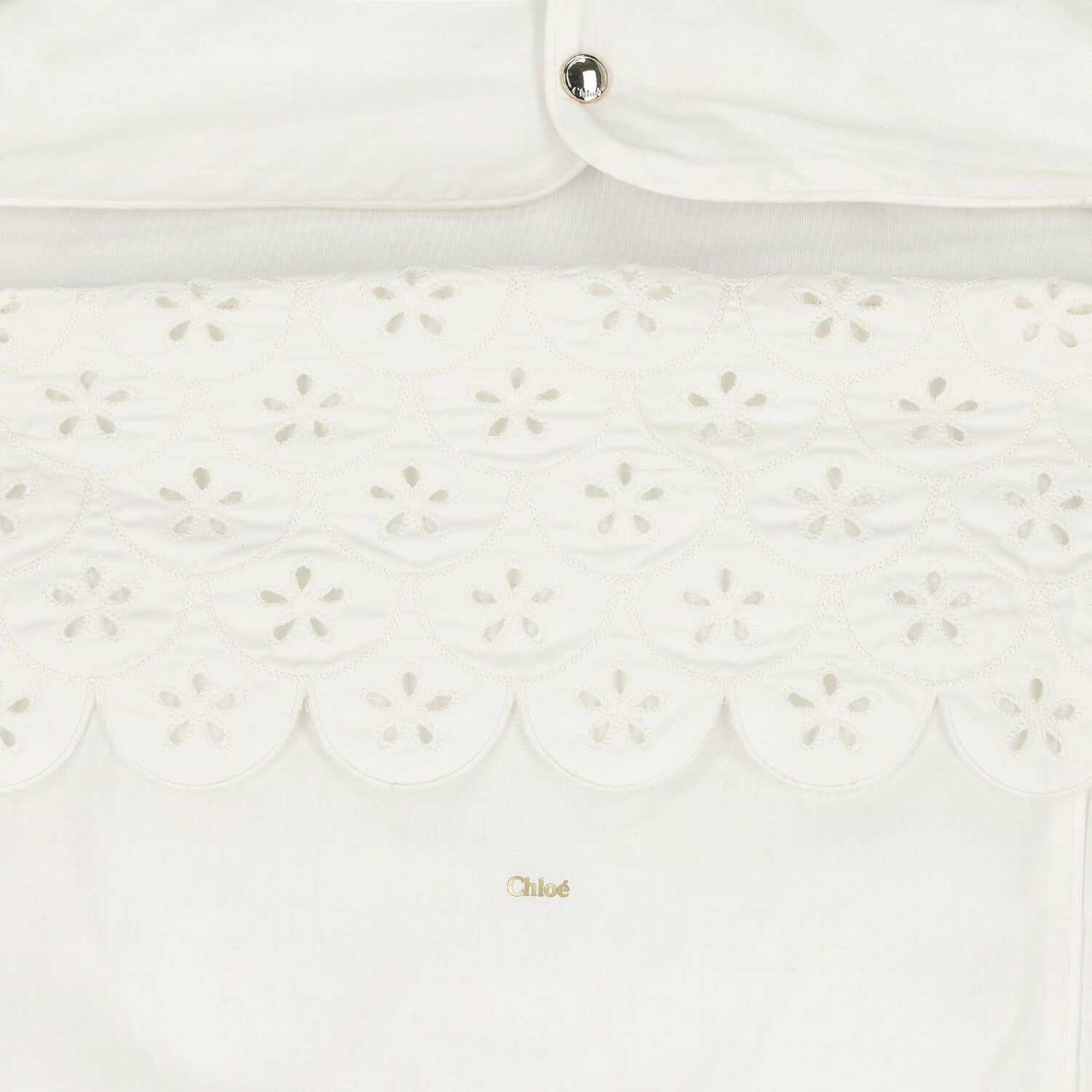 Baby Girls Ivory Logo Baby Nest, 1, hi-res