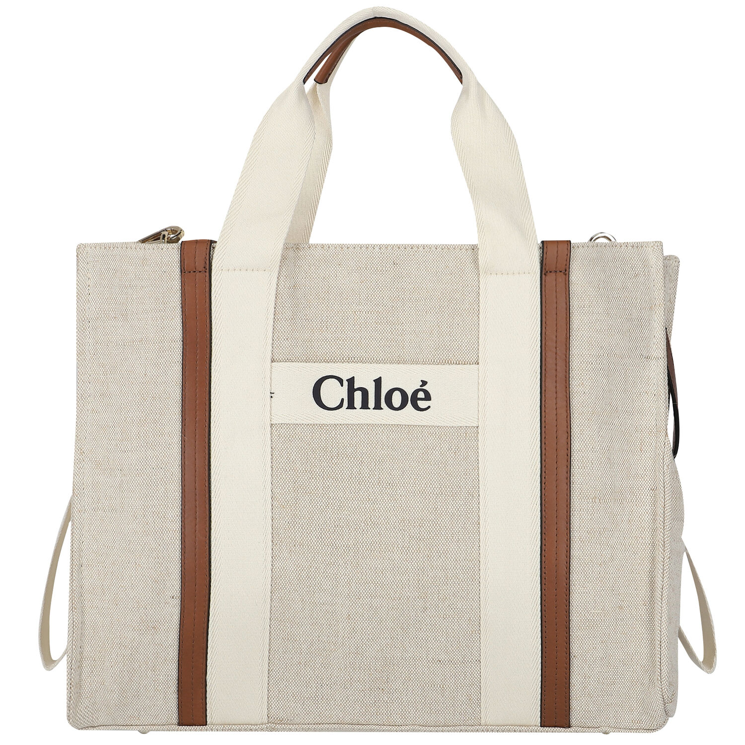 Beige Logo Baby Changing Bag, 1, hi-res image number null