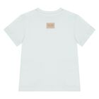 طقم شورت بالشعار باللون الازرق, 1, hi-res