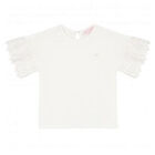 توب دانتيل باللون العاجى للبنات , 1, hi-res