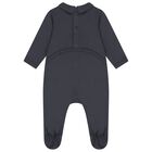 Navy Blue Logo Babygrow Gift Set, 1, hi-res