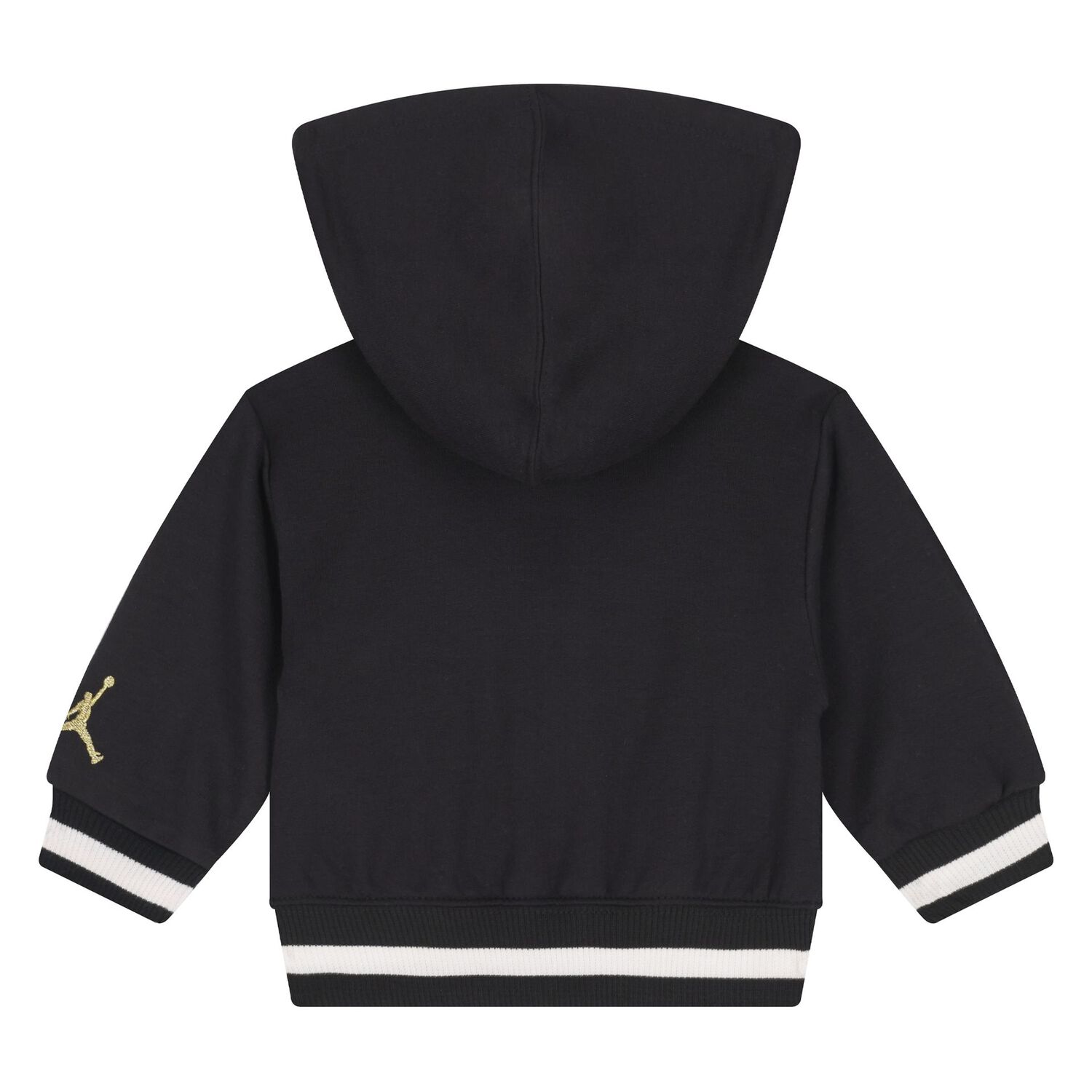 طقم بدلة رياضية للأولاد بشعار جوردان باللونين الأبيض والأسود (3 قطع), 1, hi-res