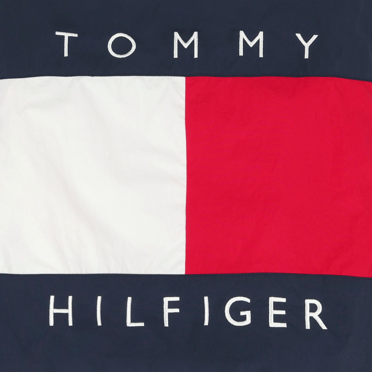 Boys Navy Blue, White & Red Logo Puffer Jacket, 1, hi-res