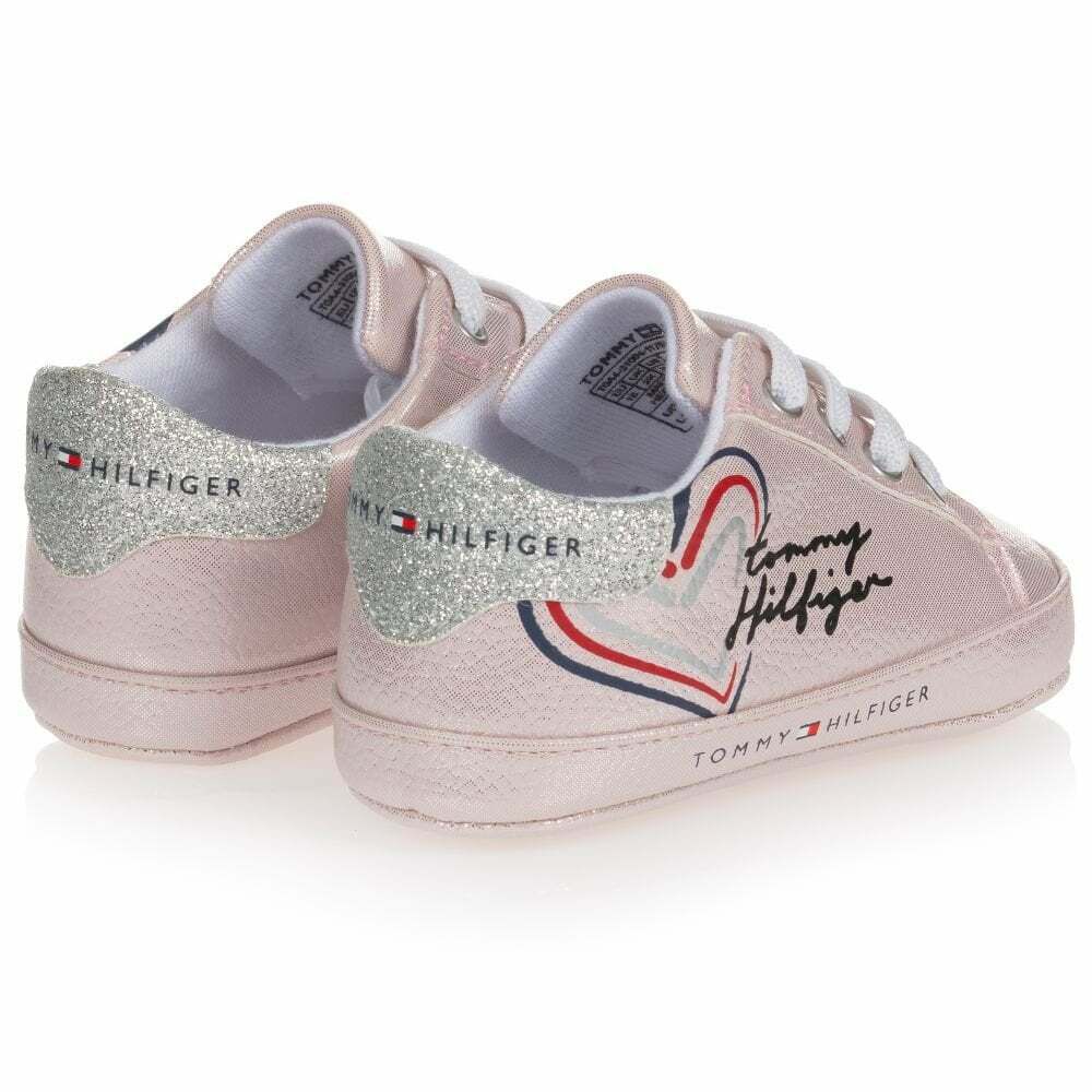 Tommy Hilfiger Baby Girls Pink Pre Walker Shoes Junior Couture UAE