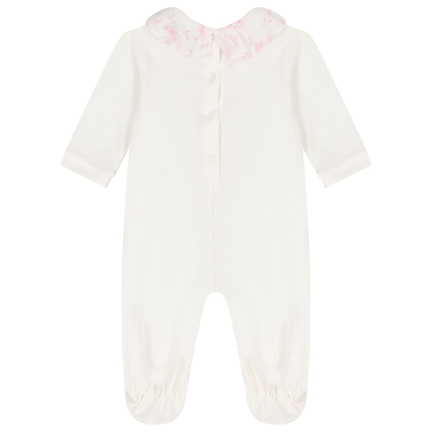 Baby Ivory & Pink Teddy Bear Babygrow Gift Set, 1, hi-res image number null
