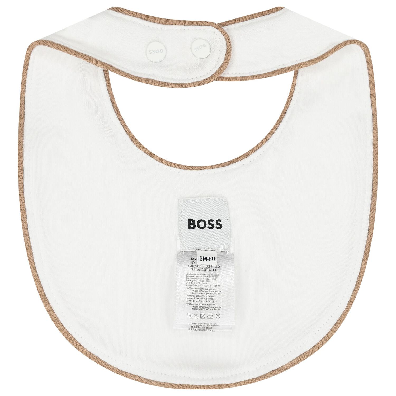 White Logo Babygrow Gift Set, 1, hi-res