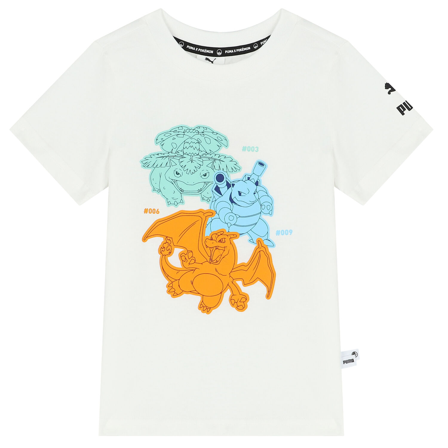 White Logo Pokemon T-Shirt, 1, hi-res
