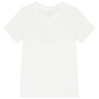 Boys White & Black Logo Shorts Set, 1, hi-res