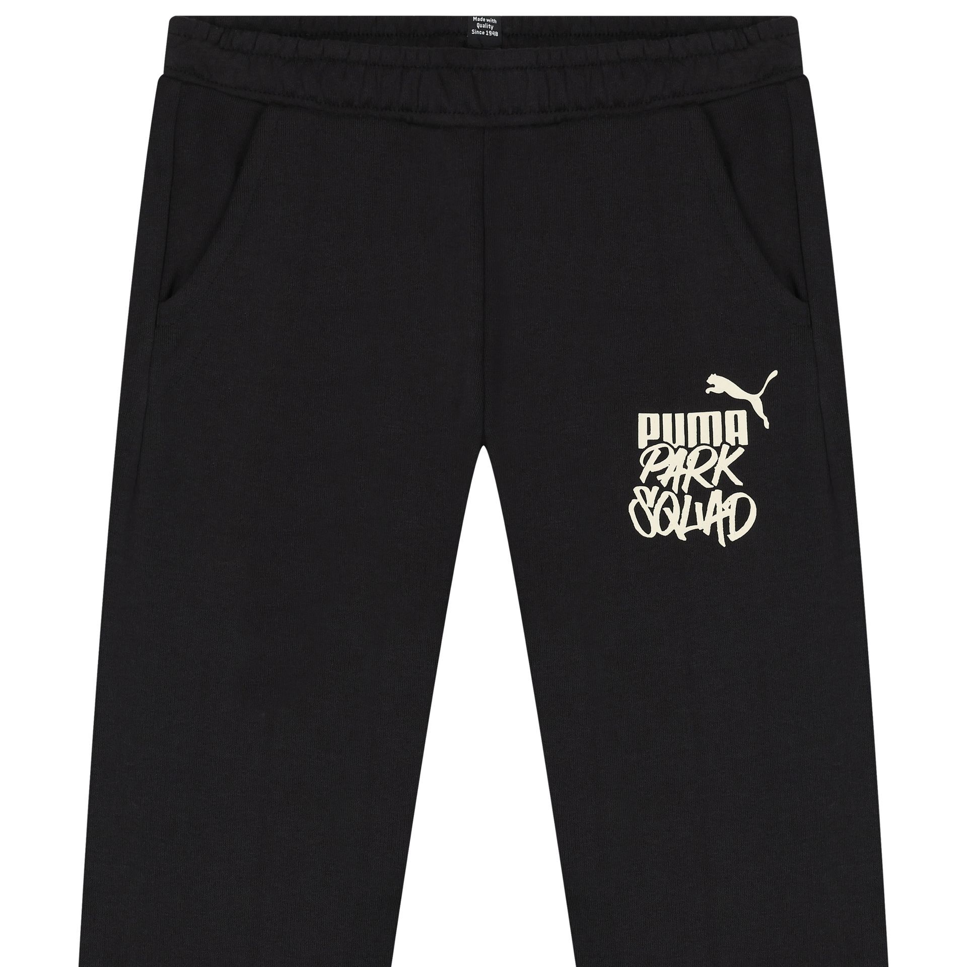 Black puma joggers junior on sale