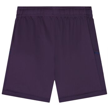 Boys Purple Mbappé Logo Shorts