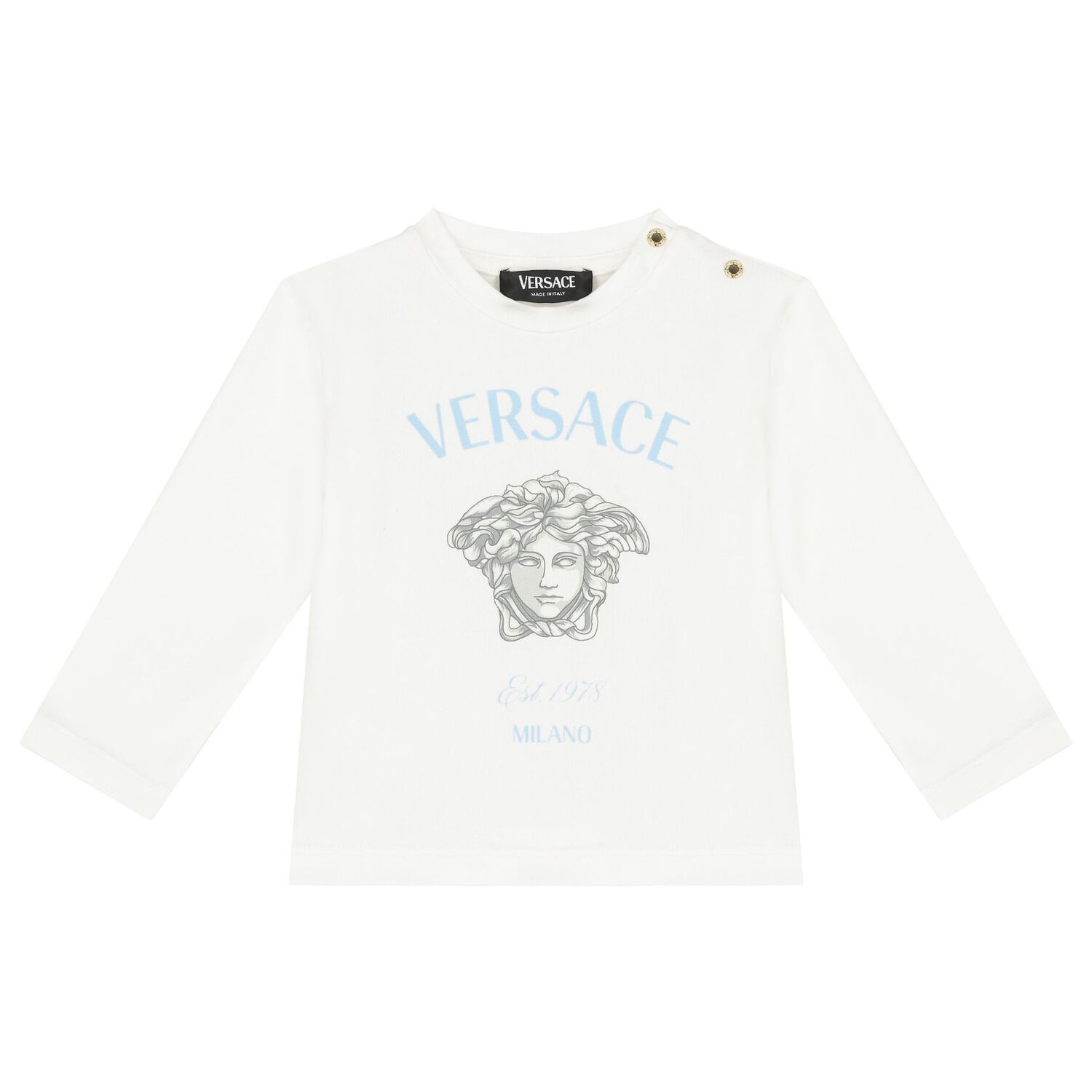 Baby Boys Ivory & Blue Barocco Trousers Set, 1, hi-res