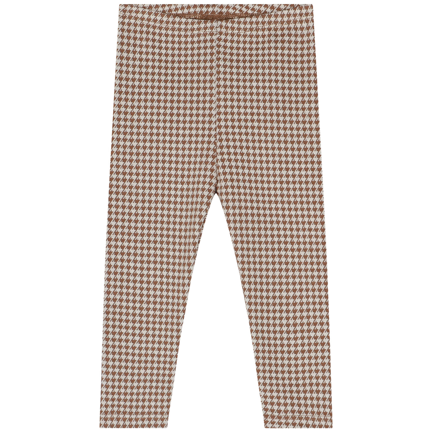 طقم ليغينز بنات باللون الاحمر والبيج, 1, hi-res