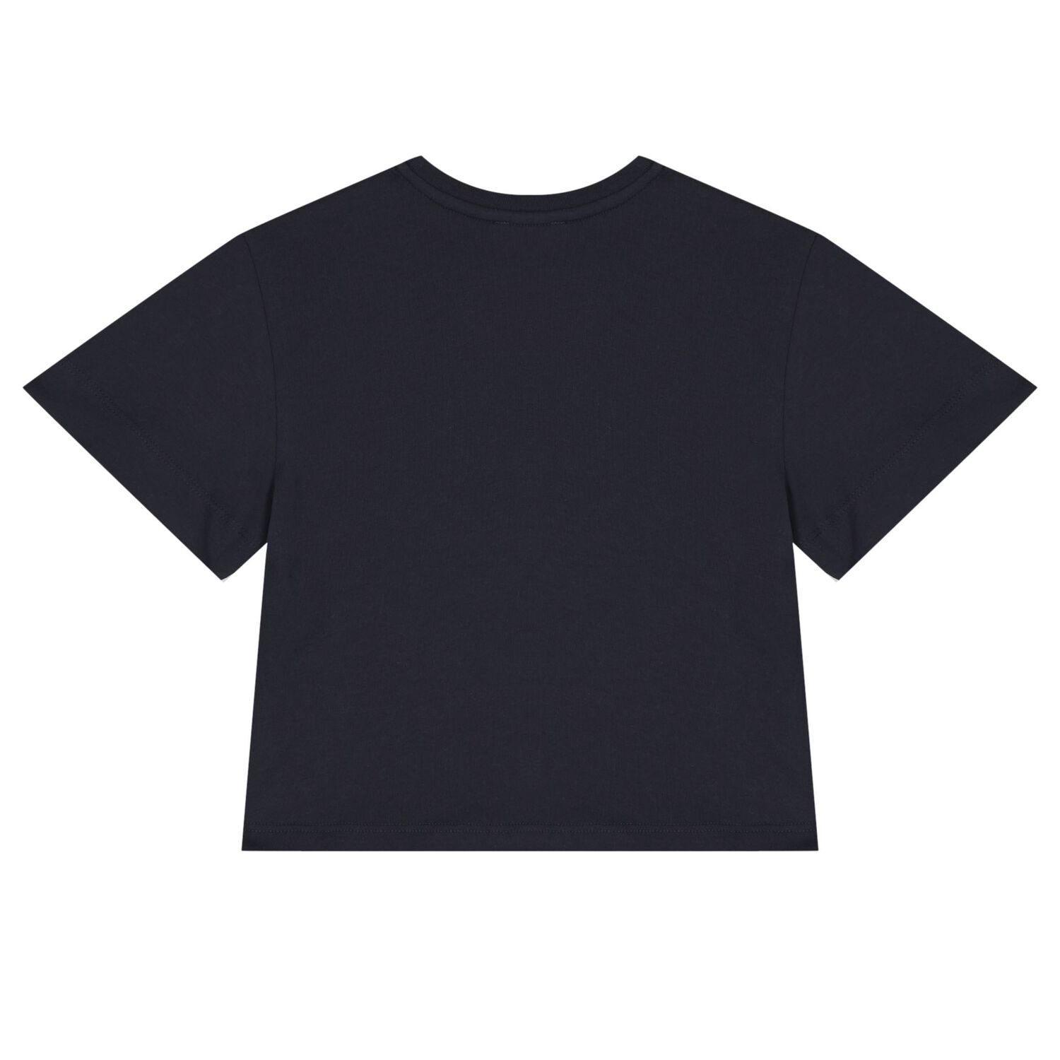 Girls Navy Blue Logo T-Shirt, 2, hi-res