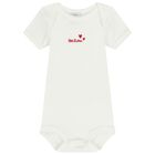 Baby Girls Ivory Hearts Bodysuit ( 3-Pack ), 1, hi-res