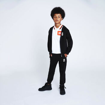 Boys White Logo Polo Shirt