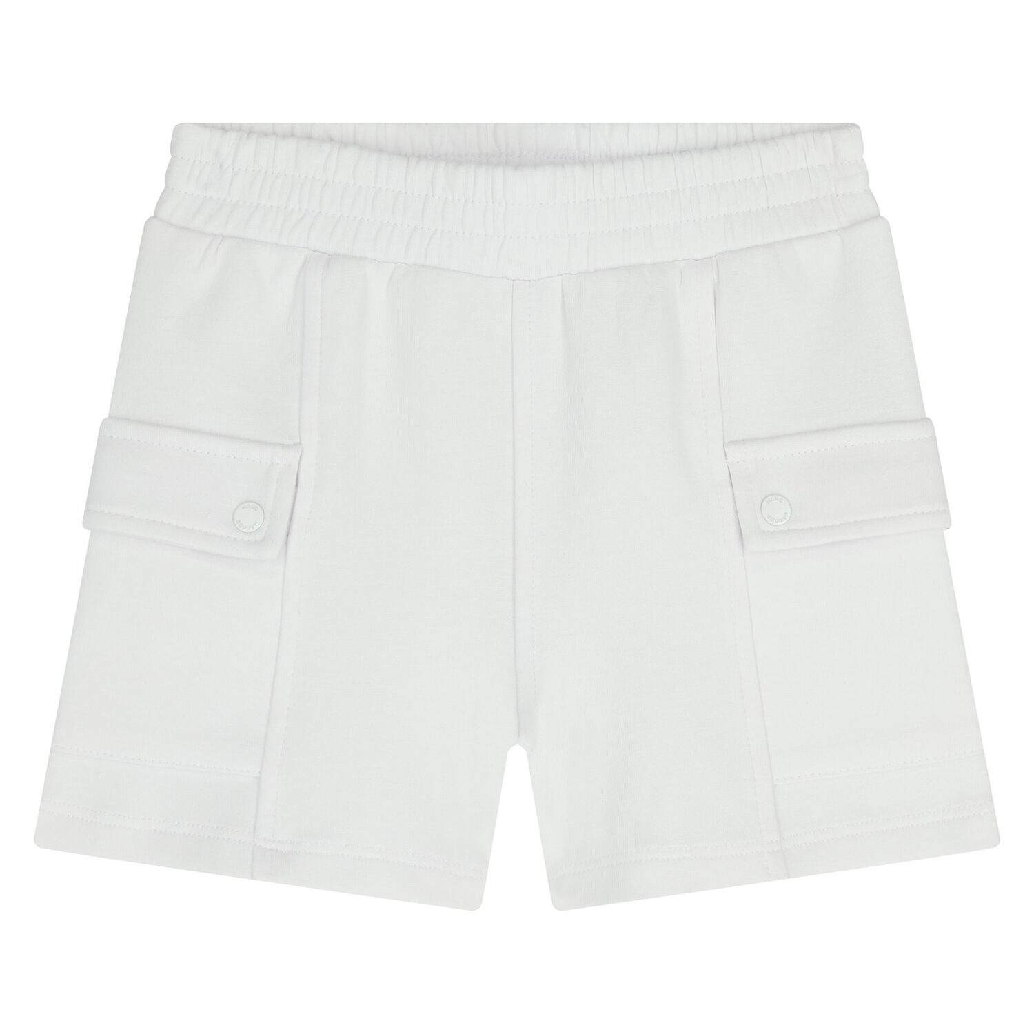 Younger Girls Pink & White Bag Shorts Set, 1, hi-res