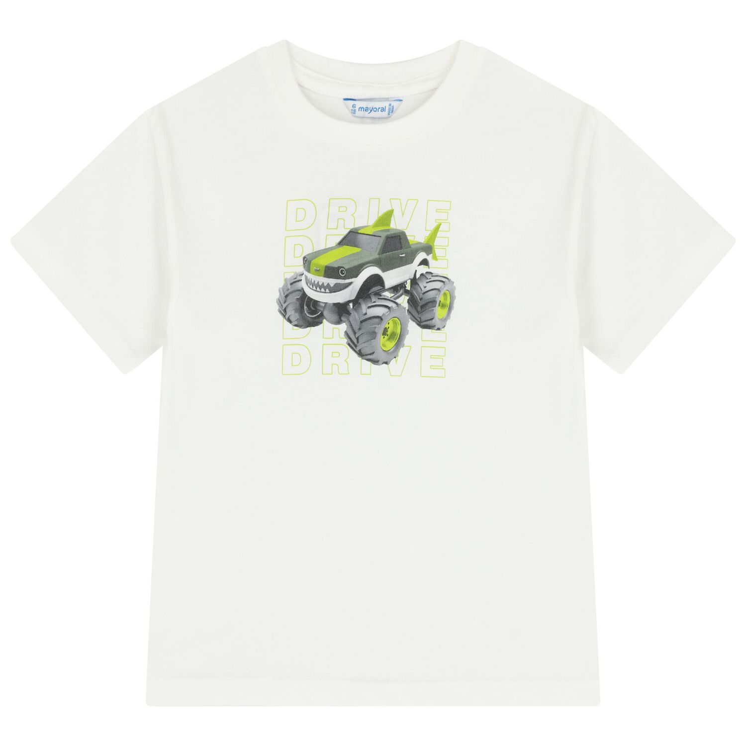 Boys White & Green Short Set, 2, hi-res