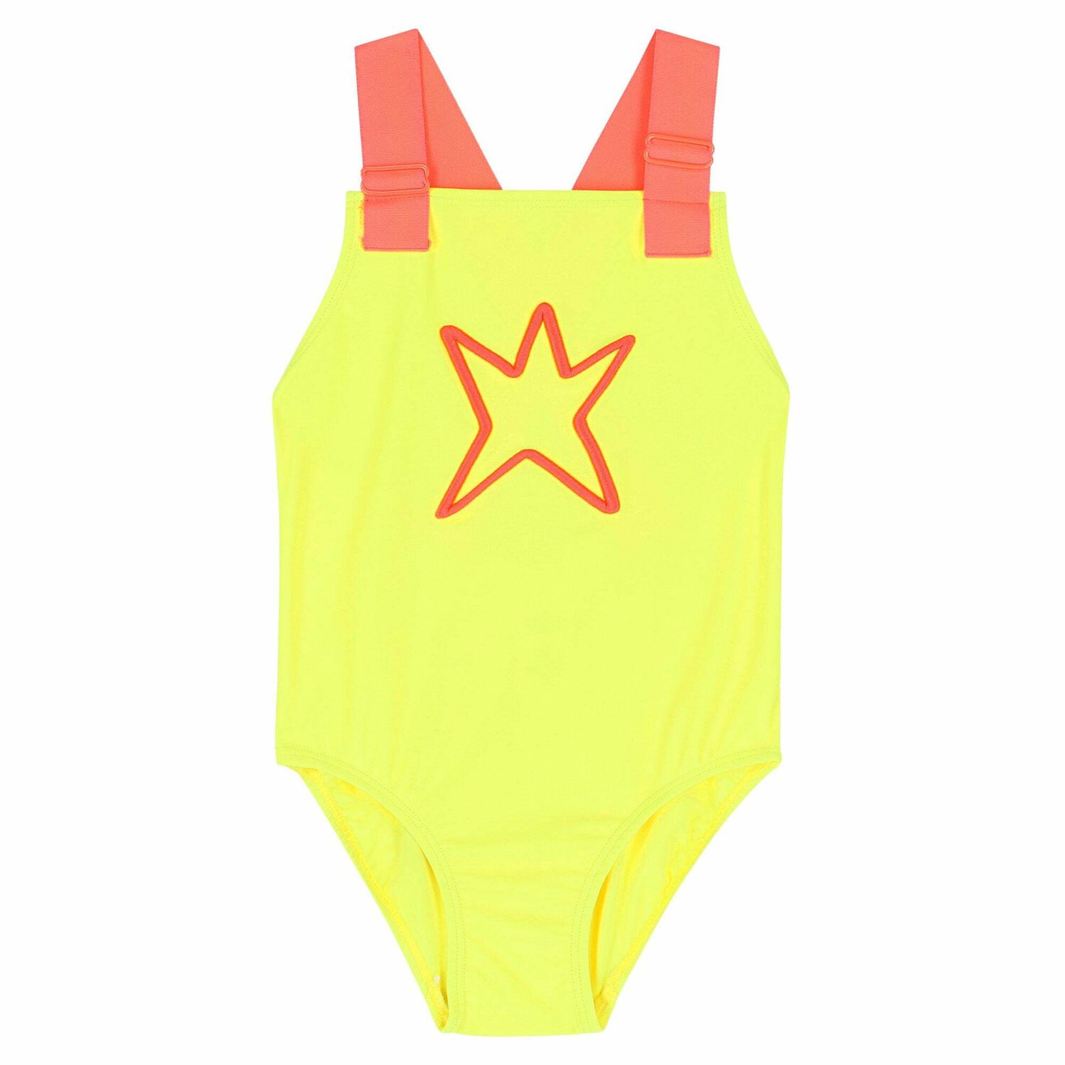 Girls Yellow Stars Swimsuit, 1, hi-res image number null