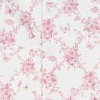 أفرول بنات  بطبعة الورود والفراشات باللون الأبيض والوردي, 1, hi-res
