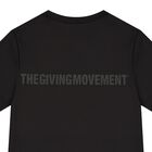 تيشيرت  بالشعار باللون الأسود  للأولاد والبنات, 4, hi-res