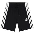 White & Black Logo Shorts Set, 1, hi-res