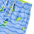 Boys Blue Lemonade Swim Shorts, 1, hi-res