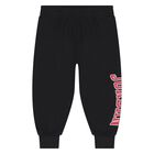 Younger Boys Black Jordan Trousers Set, 1, hi-res