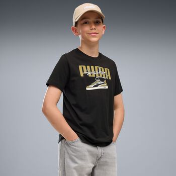 Boys Black Logo T-Shirt