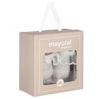 Baby Girls White Headband & Socks Set, 1, hi-res