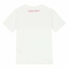 Girls White T-Shirt, 1, hi-res