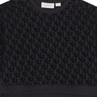 فستان بنات بالشعار باللون الاسود , 1, hi-res