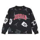Younger Boys Black Jordan Trousers Set, 1, hi-res