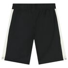 Boys Red & Black Mickey Mouse Shorts Set, 1, hi-res