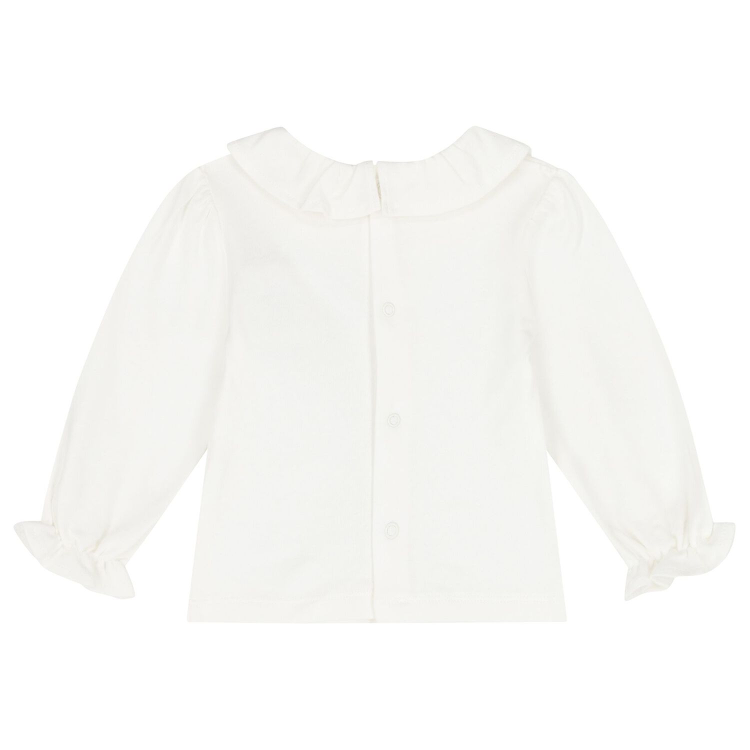 Baby Girls Ivory Sheep Skirt Set, 1, hi-res