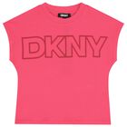 Girls Pink Logo T-Shirt, 3, hi-res